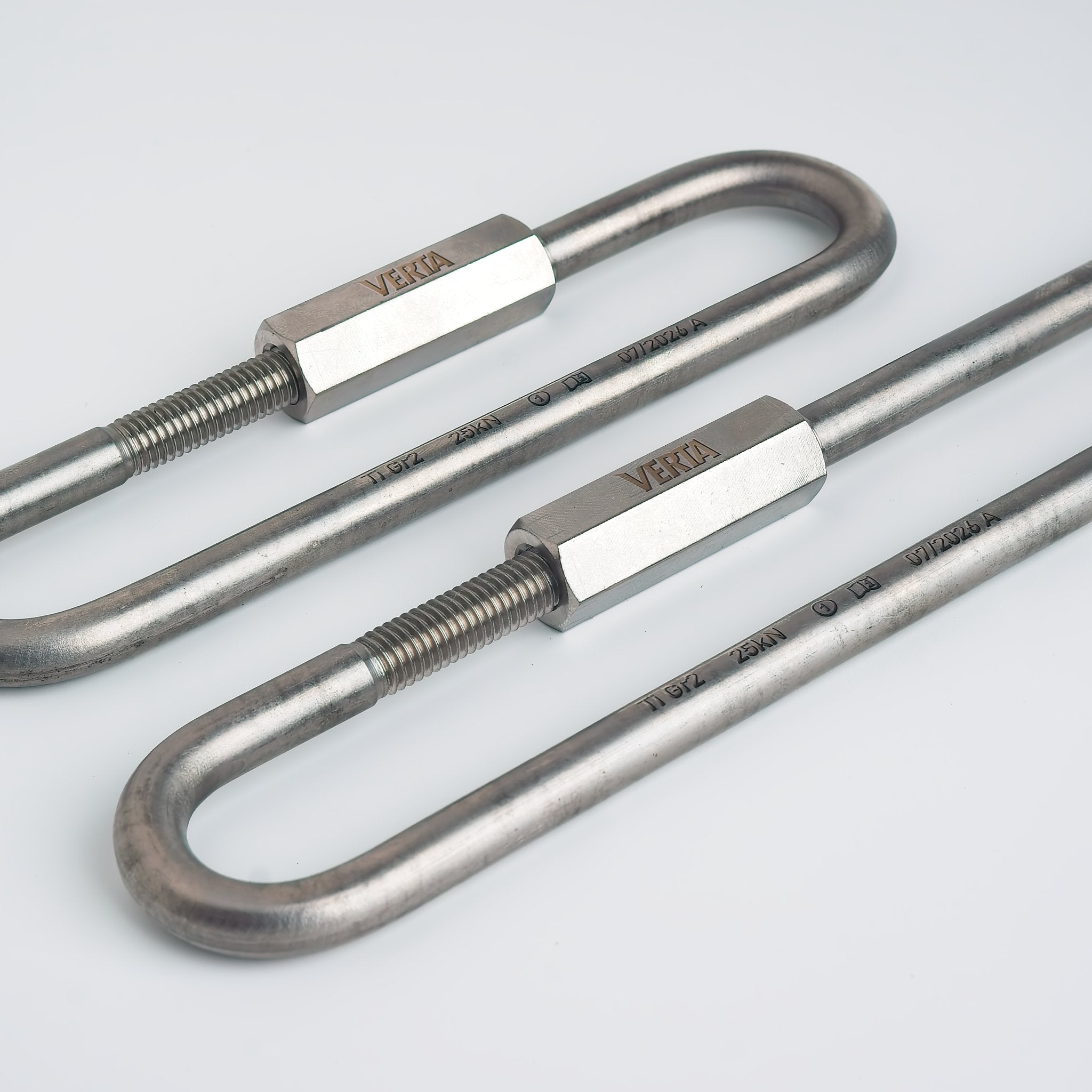VERTA titanium quick links in 150 mm and 300 mm lengths