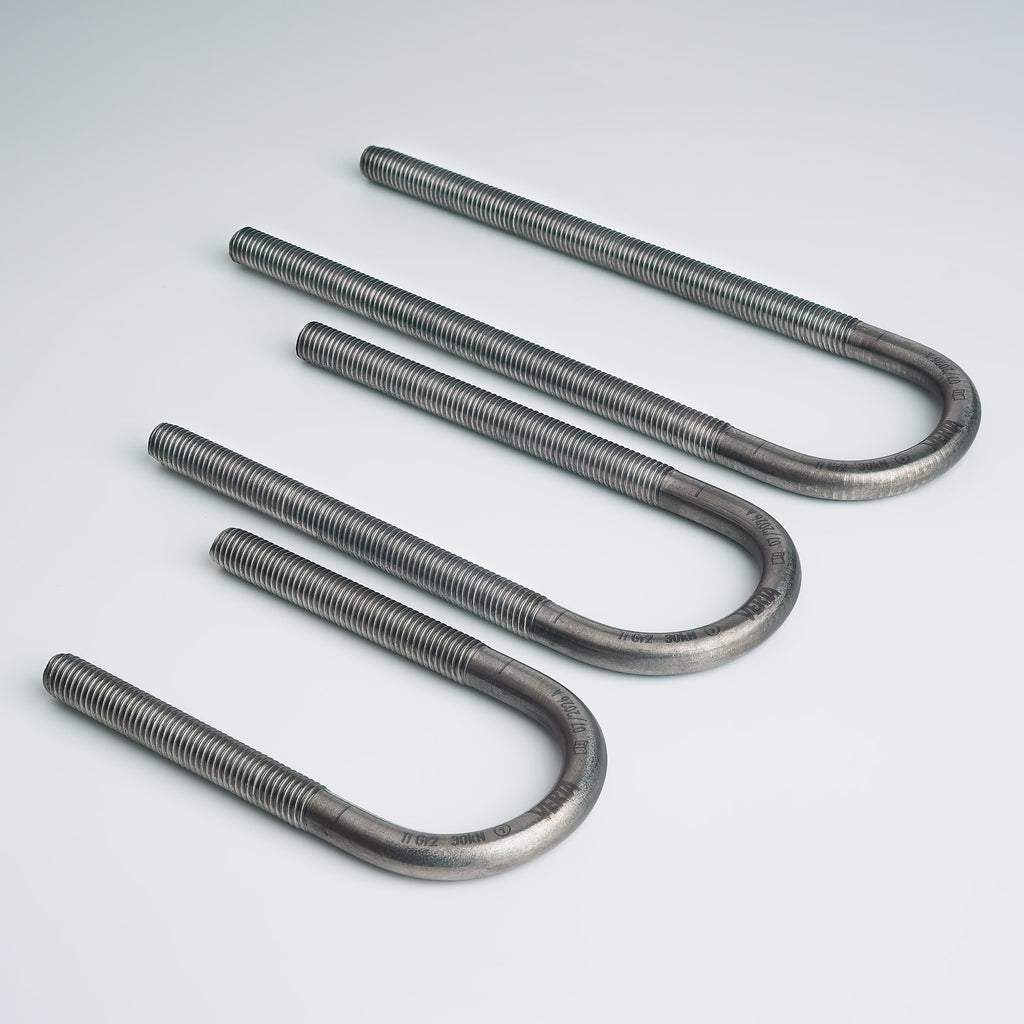 Titanium glue-in U-bolt anchors in 80 mm, 120 mm and 160 mm leg lengths